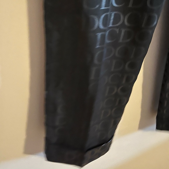 Christian Dior black vintage classic CD Monogram HighWaist Pants Size 15 - Picture 4 of 7